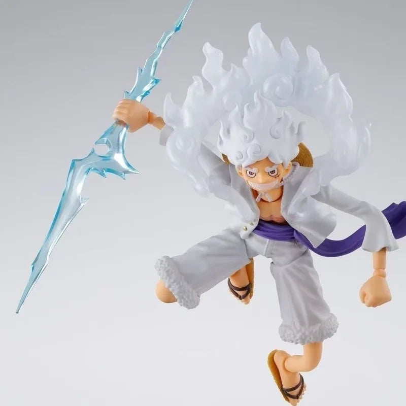 One Piece Luffy Gear 5 Nika Form Action Figure - Anime Collectible Doll