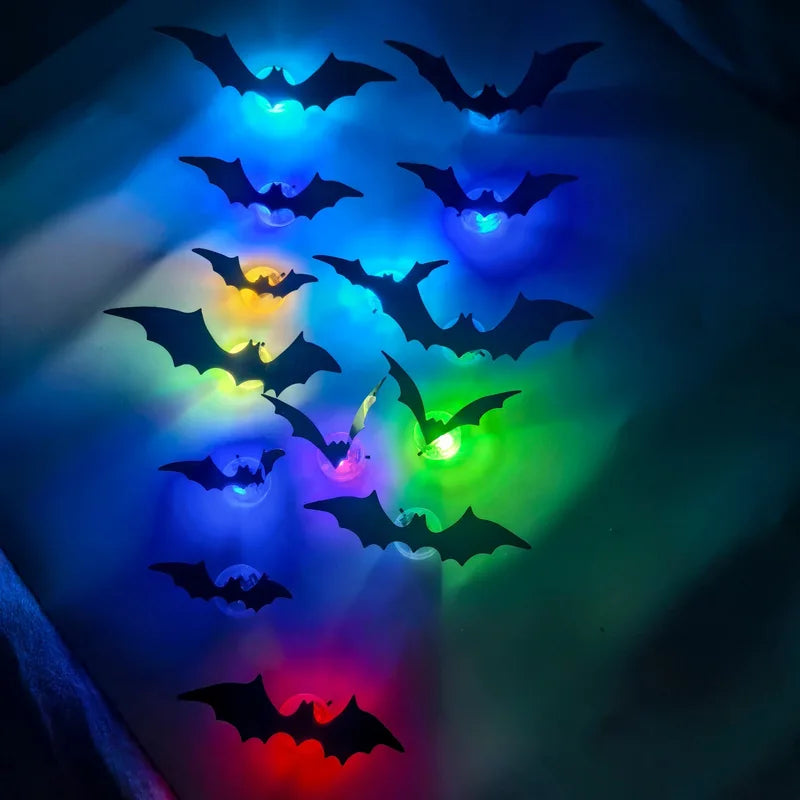 Halloween Bat Wall Light Decor LED Night Light for Festive Party Decoration