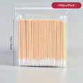 Precision Cotton Swabs for Makeup & Nail Touch-Ups - 100/200/300/500 Pcs