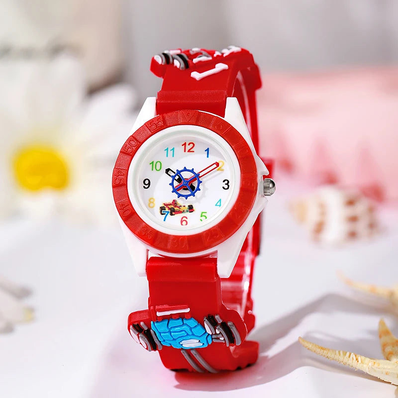 Cute Children's Cartoon Robot Watch Silicone Casual Kids Sport Watch