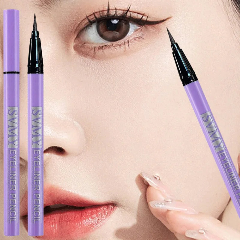 Liquid Eyeliner Pen 0.5mm Waterproof & Quick Dry for Precise Eye Makeup