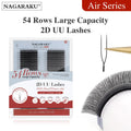 54 Rows U Shape 2D UU Hand Woven Natural Eyelash Extension Mesh Net for Lash Artists