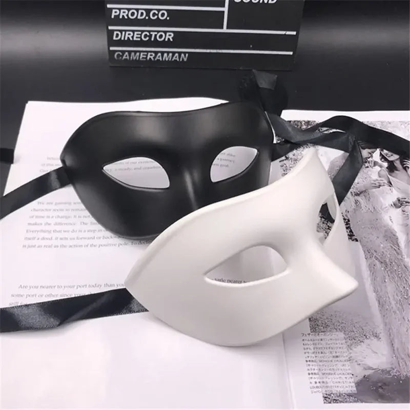 Unisex Masquerade Half Face Mask for Halloween & Party Decorations