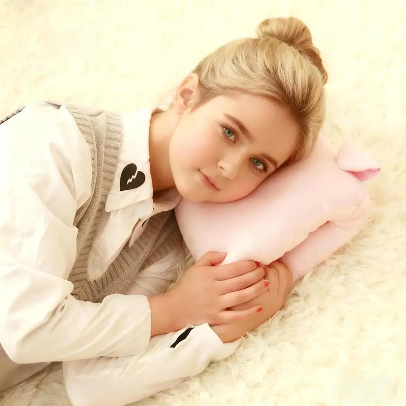 Kids Plush Hand Warmer Pillow - Cute Cartoon Nap Cushion for Children, Winter Gift