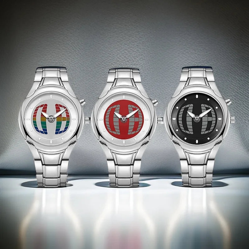 Digital Men’s Watch with Dual Display Waterproof Quartz Wristwatch - Multiple Colors