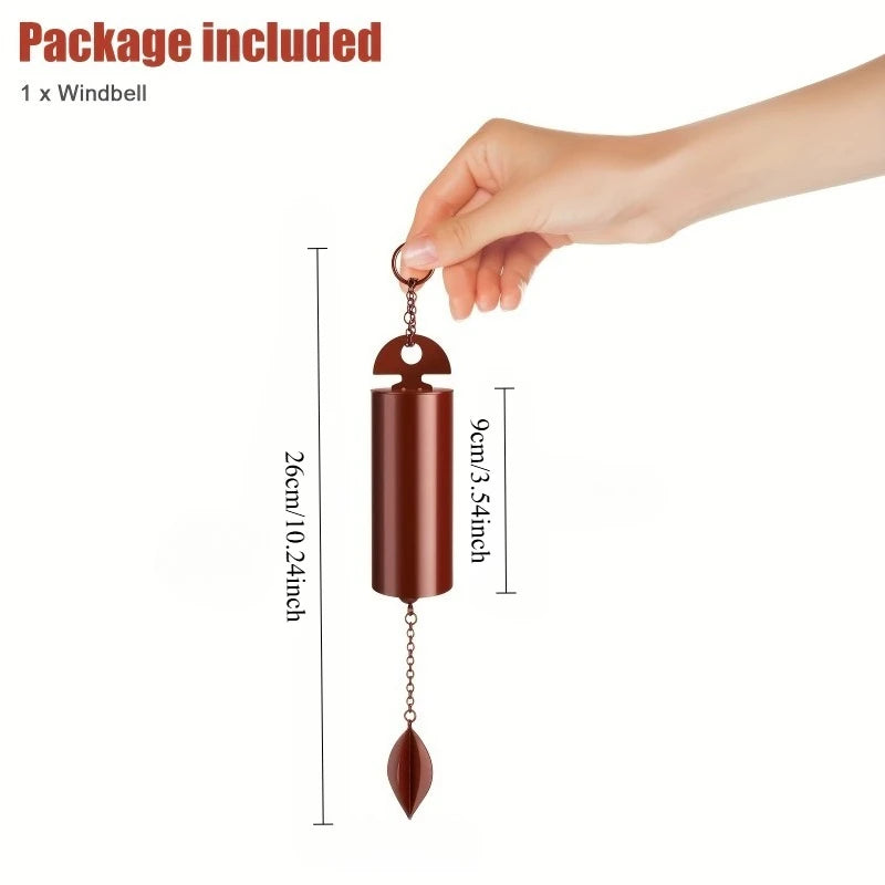 Outdoor Wind Chime Garden Decor Stainless Steel Rustic Wind Bell 4x26cm