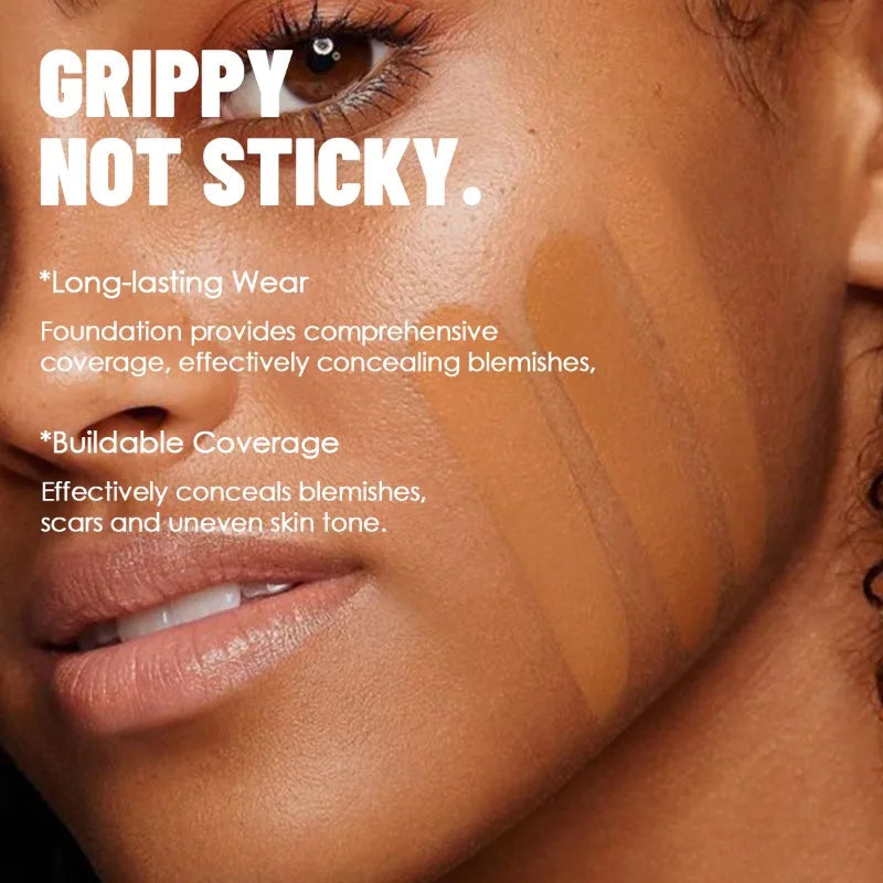 Matte Liquid Foundation - Oil-Control Waterproof Full Coverage for All Skin Tones