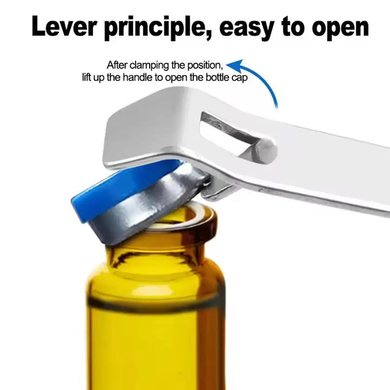 Portable Bottle Opener for Medical Ampoules & Beverage Caps – Stainless Steel, Multi-Color