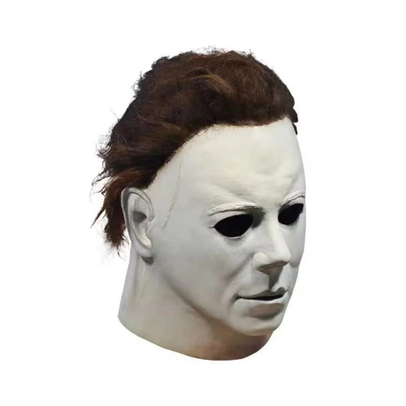 Halloween Michael Myers Latex Mask - Realistic Horror Cosplay Prop