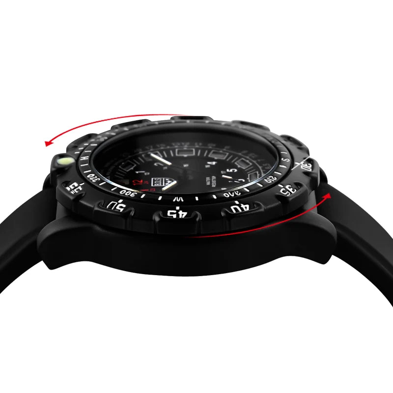 Military Style Wristwatch for Men Outdoor Waterproof Quartz Watch - Special Forces Luminous
