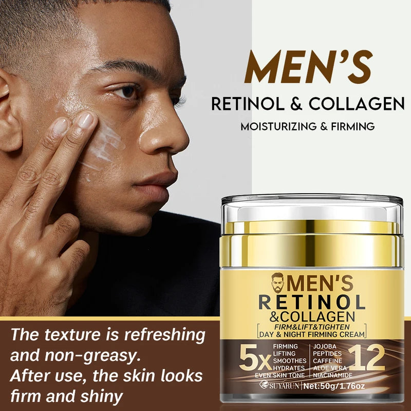 Men's Anti-Aging Face Cream with SPF 20 - Firming & Hydrating Moisturizer