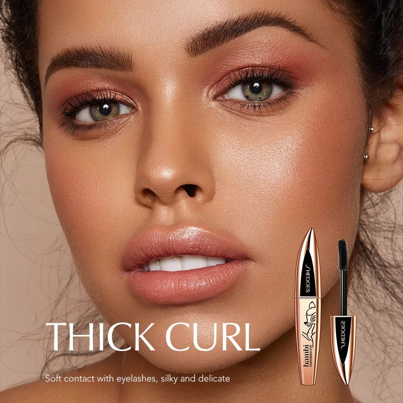 Long Lasting Waterproof Mascara for Women - Black Eyelash Makeup