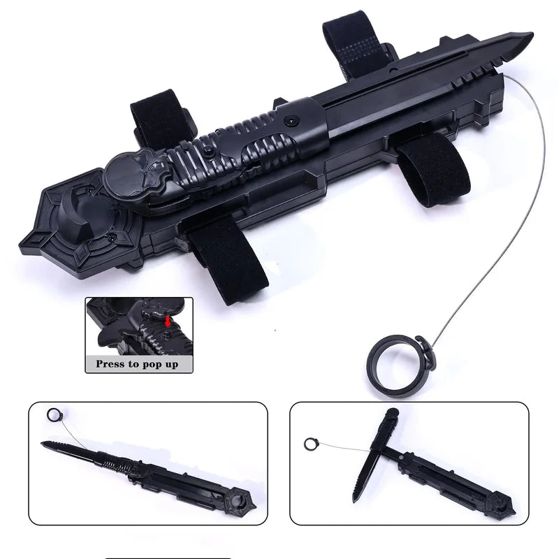 Retractable Sword Toy for Cosplay and Interactive Play - Safety Certified Plastic Toy Sword