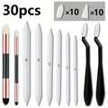 30-Piece Sketching and Drawing Tool Kit with Blending Stumps, Tortillions, Art Wipes, Scrapers & Dual-Tip Sponge Pens