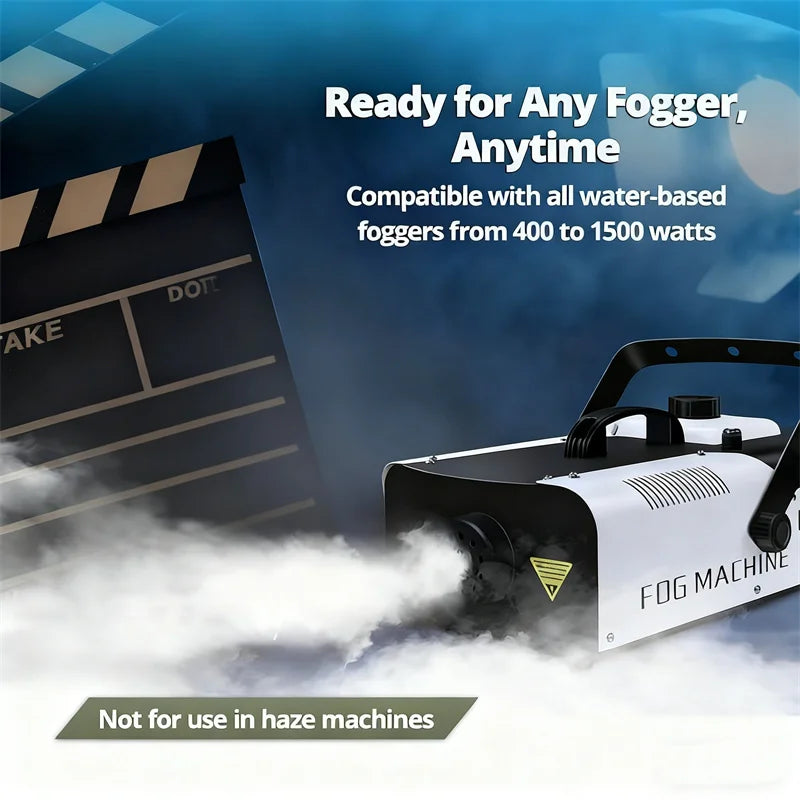High Density Fog Machine Liquid - Long-Lasting Fog Juice for Events & Parties