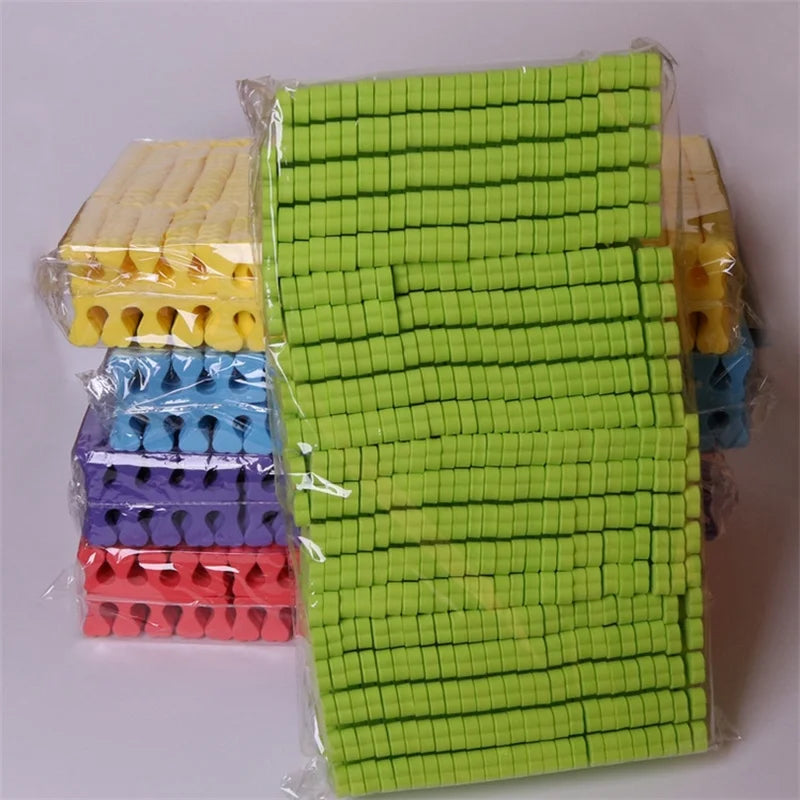 Pink Foam Toe Separators for Manicure Pedicure Nail Art 50/100/500pcs Wholesale