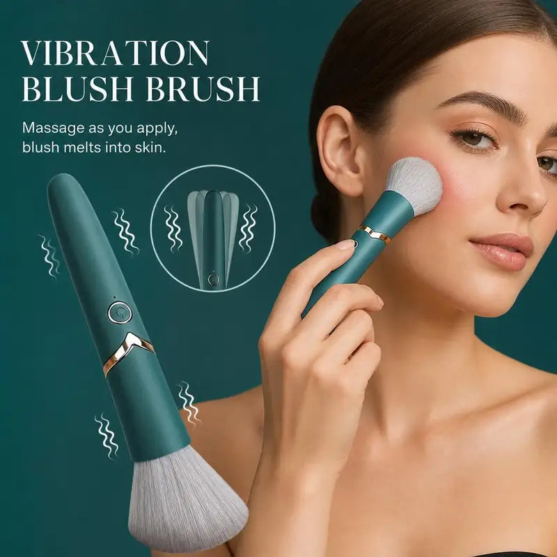 Electric Makeup Brush 2-in-1 Foundation Vibration Tool Portable Rechargeable