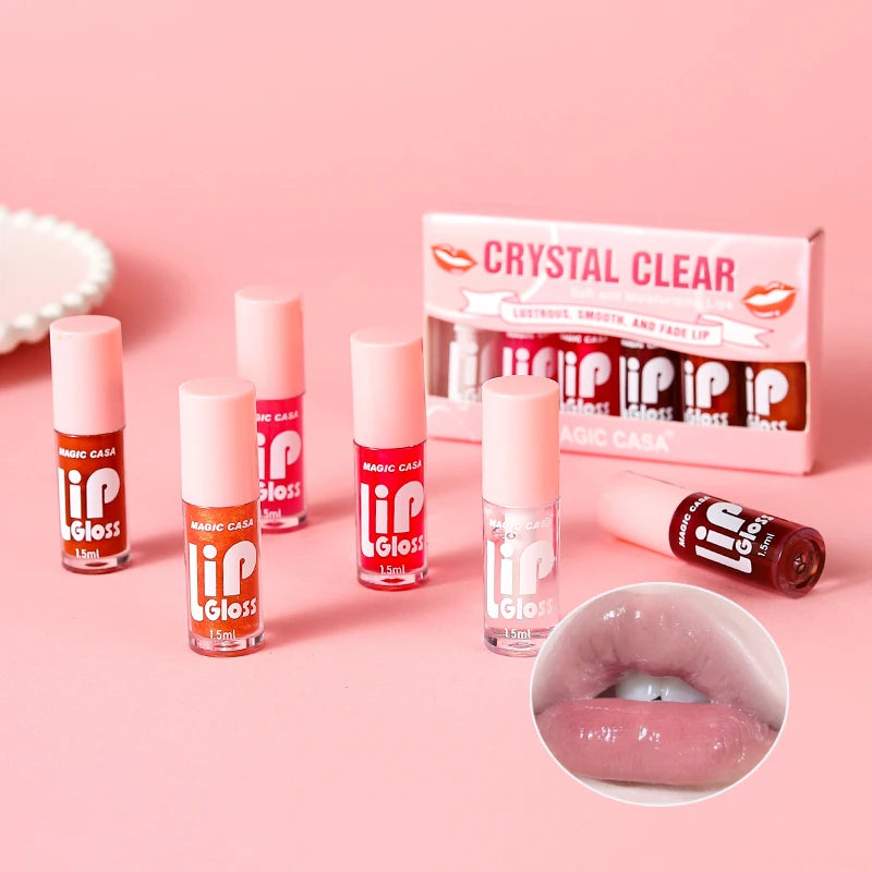 Lip Oil Set - Hydrating, Plumping, Long-Lasting Moisture, Makeup Base