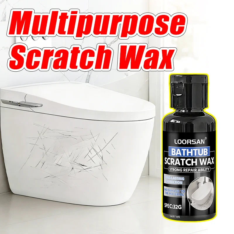 Ceramic Scratch Repair Wax for Bathtubs, Toilets & Sinks - Stain & Scratch Remover