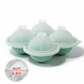 Large Silicone Ice Cube Tray - Easy-Release, Leakproof for Whiskey and Cocktails