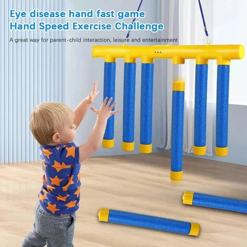 Kids Falling Sticks Game Educational Reaction Toy Parent-Child Sports