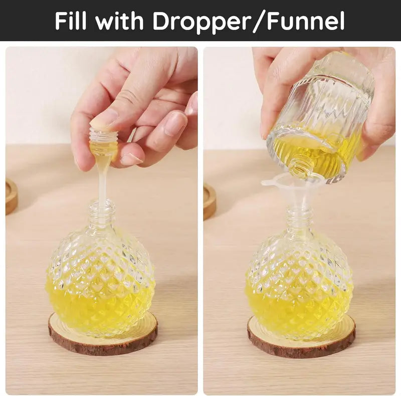 Perfume Refill Tool Kit 8pcs Transfer Pump Funnels Dropper Travel Size