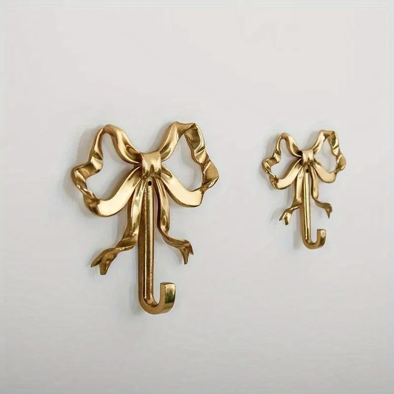 Luxury Brass Wall Hook Coat Rack for Bedroom, Porch, Bathroom - Nordic Retro Design