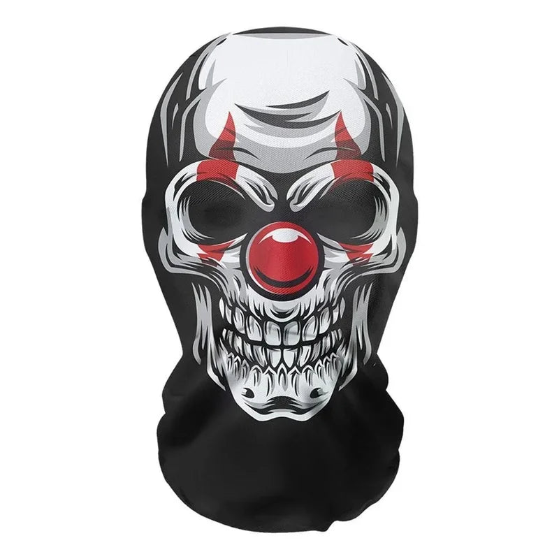 Full Face Mask for Role-Playing and Costume Parties - Elastic Mesh Halloween Dance Headwear