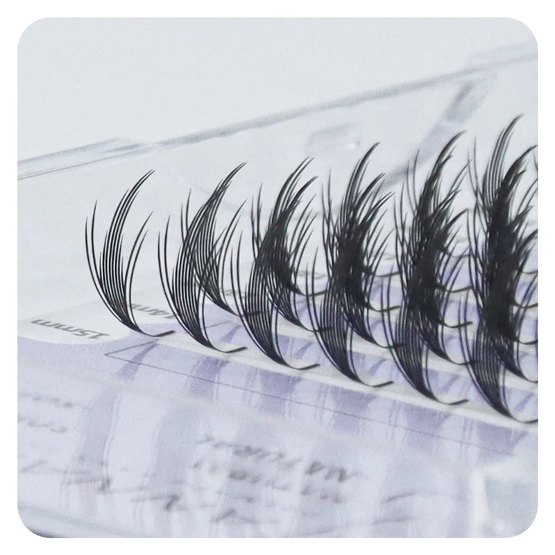 Premade Eyelash Extensions - Natural Cashmere False Fans for Lash Professionals