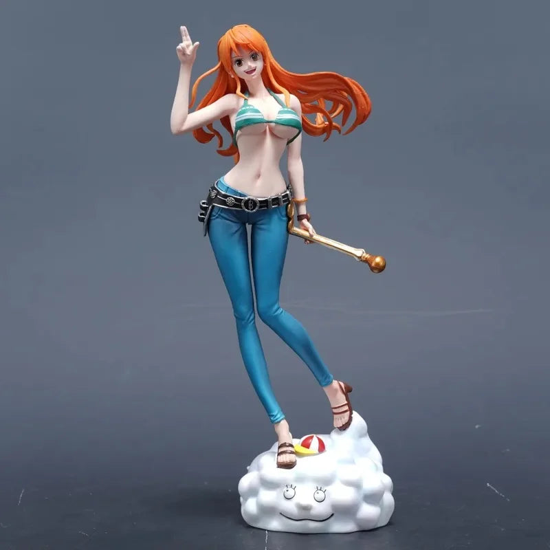 22cm Anime Nami Action Figure PVC Statue Collectible Model Toy Gift