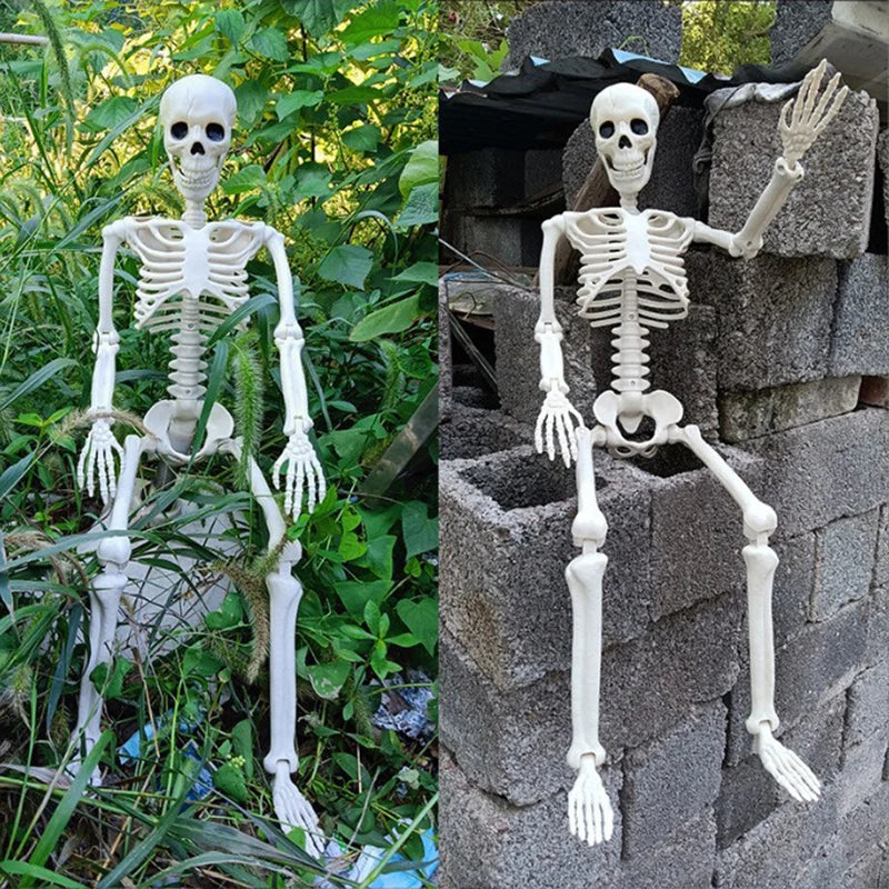 Halloween Skeleton Decor Humanoid Prop for Haunted House Home Party