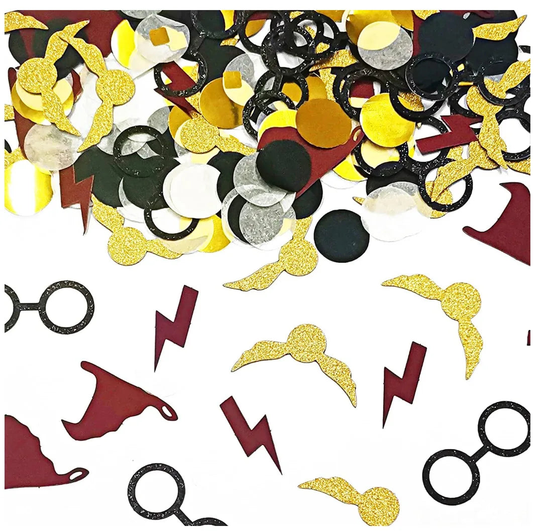 100pcs Halloween Wizard Confetti Glitter Scatter for Party Decor & Crafts