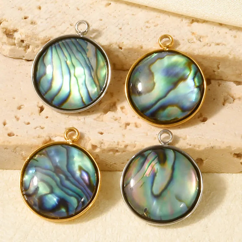 3pcs Water Droplet Pendant Set for Jewelry Making - Stainless Steel & Gold Tones