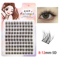 DIY Fluffy Eyelash Clusters Set - Natural Volume Lash Extensions, 10 Rows