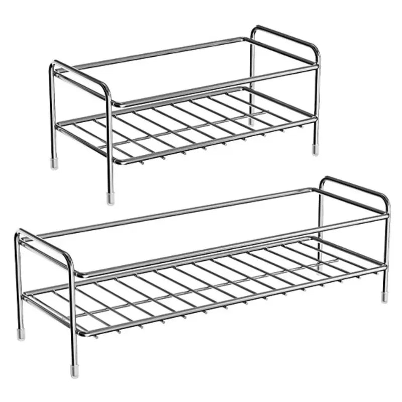 Stainless Steel Kitchen Sink Storage Rack Waterproof Anti-Rust Space Saver