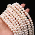 Natural Freshwater Pearl Beads for Jewelry Making - 8-9mm AAA Grade Loose Round Pearls