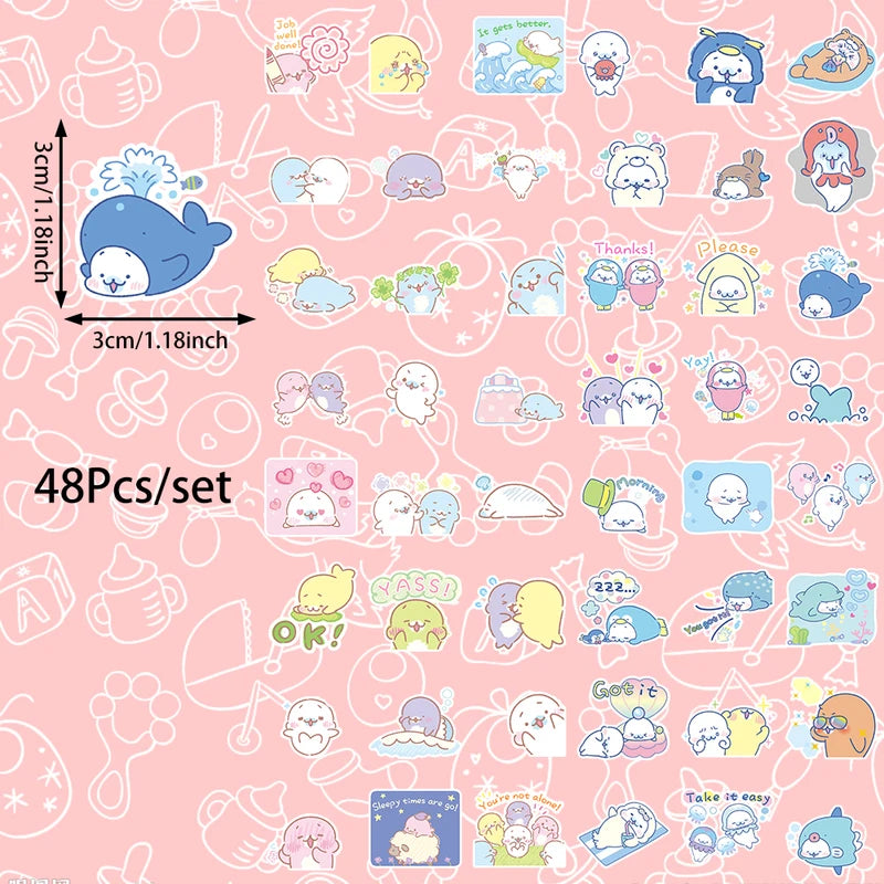 Sea Creature Sticker Set for Decorations - Small Party Gift