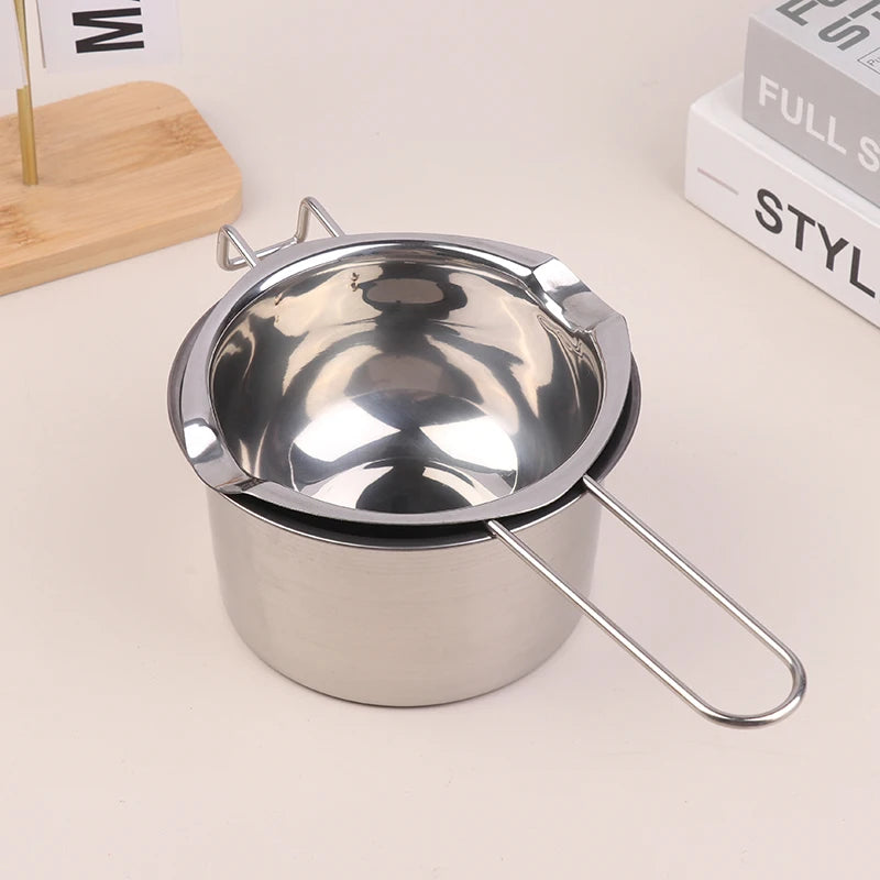 Large Capacity Stainless Steel Candle Wax Melting Pot for Candles Soap & Candy Making Kit