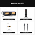 Stereo Amplifier Speaker Switcher with Dual VU Meter and Remote Control
