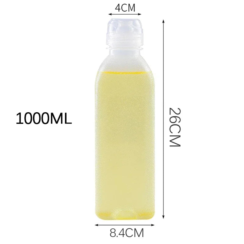 1000ML High-Temperature Resistant Oil Dispenser Bottle with Screw Cap - Multifunction Soy & Sauce Dispenser