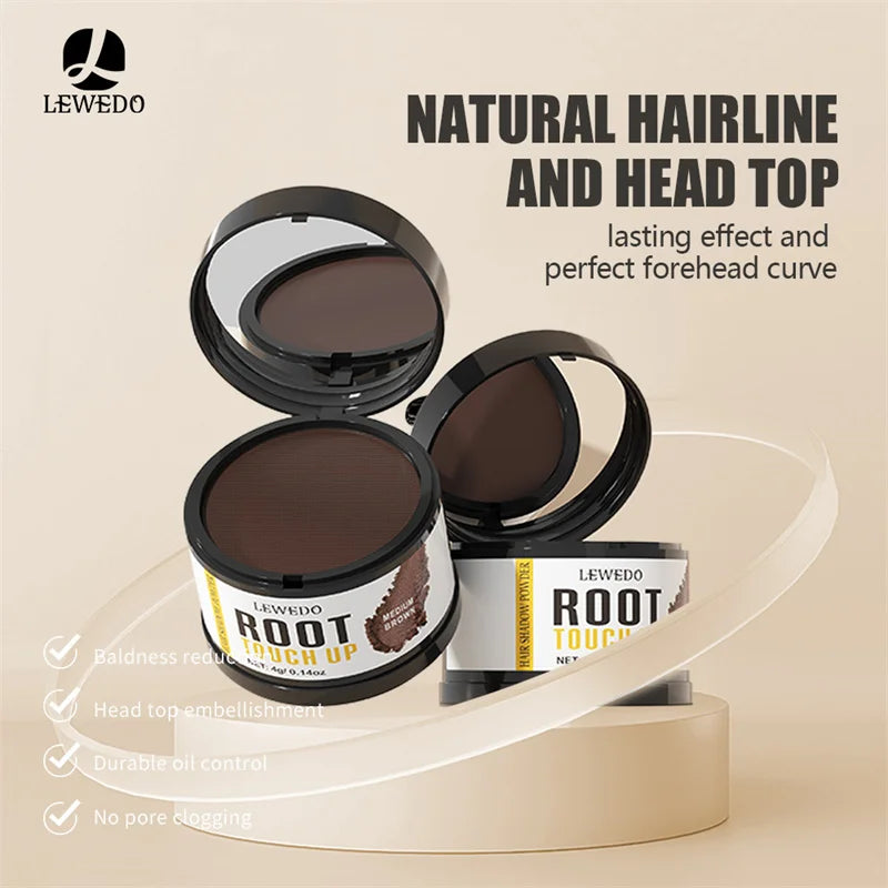 Lewedo Hair Line Powder 4g Root Cover Up Waterproof Hair Concealer