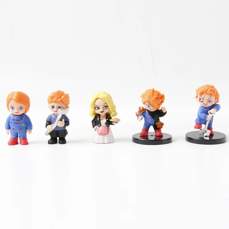 Chucky Action Figure Set - 9 PVC Toys for Halloween Decor & Gifts