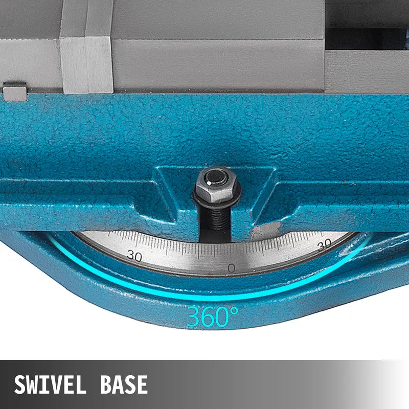 4-Inch Bench Clamp Vise with Swivel Base High Precision Milling Vise
