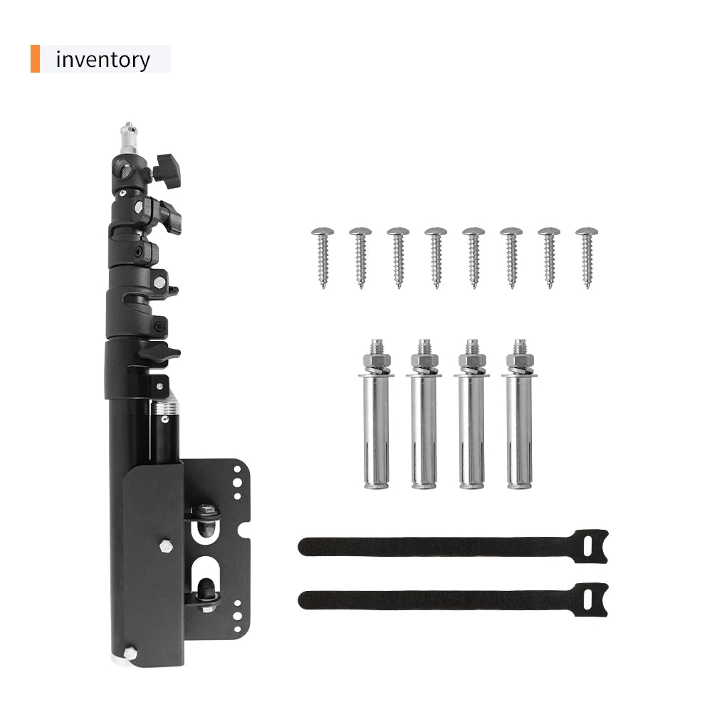 Wall Mount Boom Arm for Photography Studio Softbox and Video Lights - 100cm Rotatable