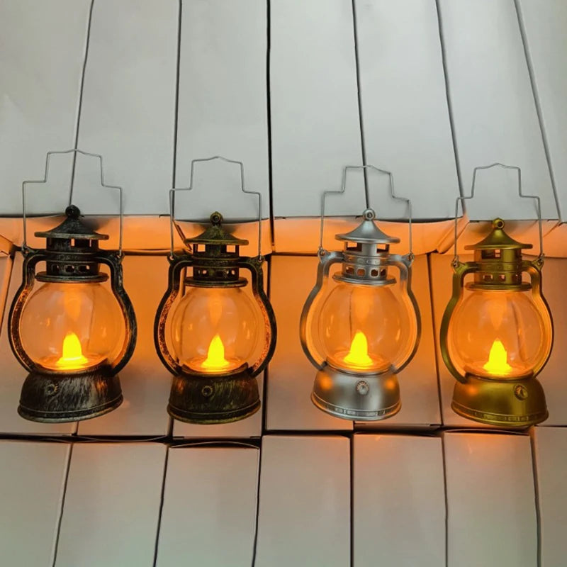 Halloween Decorative Oil Lamp LED Lantern for Parties and Home Decor