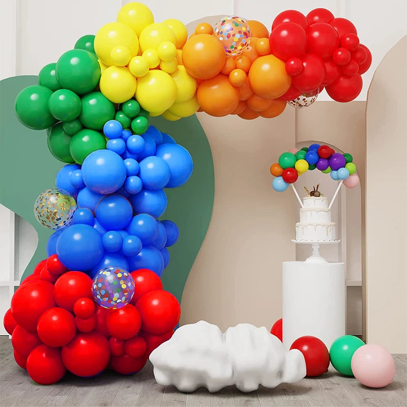 118Pcs Carnival Balloon Arch Set for Kids Parties and Celebrations