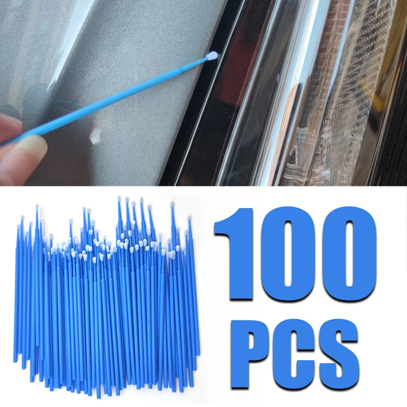 Paint Touch-Up Micro Brush Set for Auto Car Parts - 100pcs