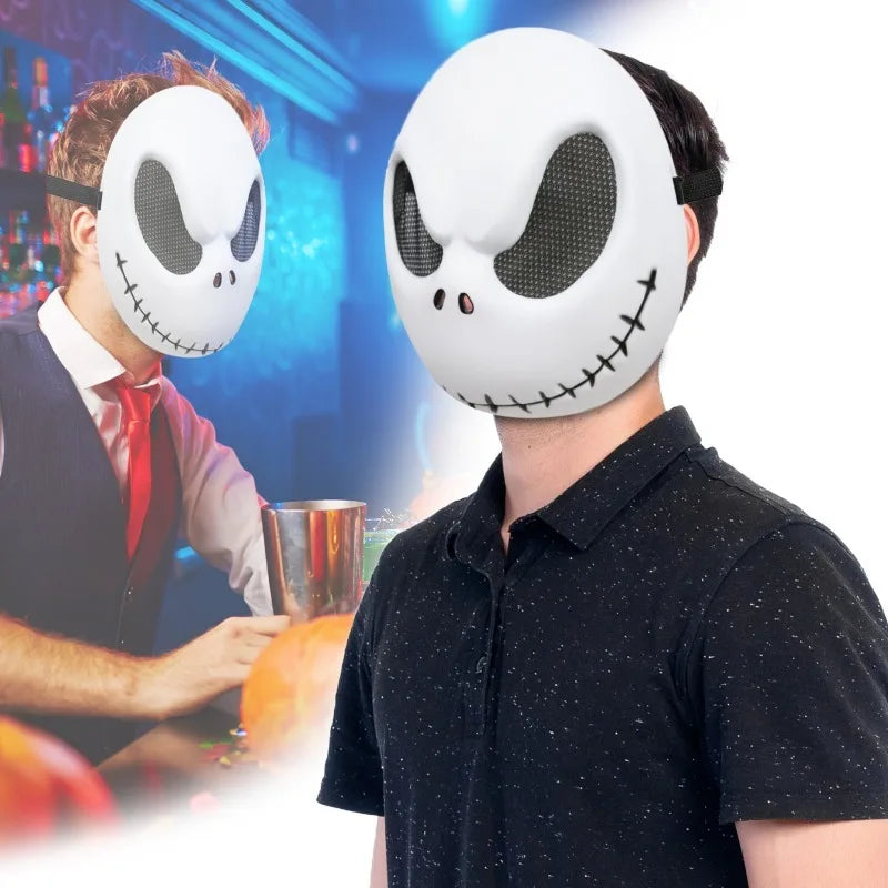 Halloween Jack Skellington Latex Headgear - The Nightmare Before Christmas Prop Mask