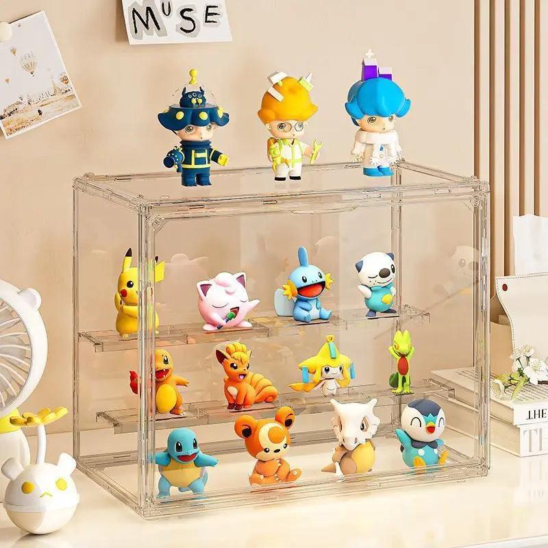 Large Capacity Acrylic Display Rack for Collectibles & Blind Boxes