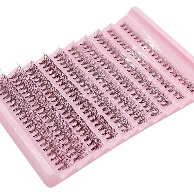 200pcs Natural Style Eyelash Clusters Mix 8-16mm Volume Mink Lash Extensions